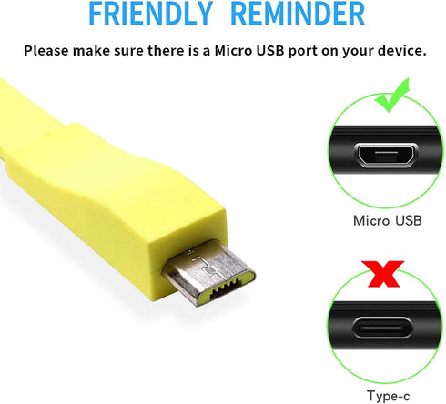 HUYUN 4ft USB Cable for Logitech UE Boom/Megaboom/Ultimate Ears MEGABLAST Speaker, Yellow