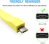HUYUN 4ft USB Cable for Logitech UE Boom/Megaboom/Ultimate Ears MEGABLAST Speaker, Yellow