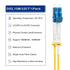 2M-6Pack OS2, 9/125um, 2M(7ft)-6Pack FLYPROFiber- LC to LC Single Mode Fiber Patch Cable SM Fiber Optic Cable, SMF