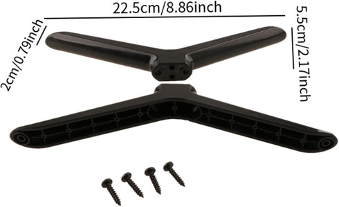FVDPWYE 2X 22.5cmx5.5cmx2cm TV Base Stand Table Top TV Legs