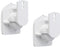 WALI Speaker Wall Mounts, Bookshelf Speaker Wall Mount Brackets, Surround Sound Speaker Mounts, 2 Pack, White