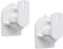 WALI Speaker Wall Mounts, Bookshelf Speaker Wall Mount Brackets, Surround Sound Speaker Mounts, 2 Pack, White