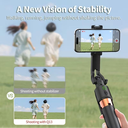 realexist 360 Auto Face Tracking Phone Holder, Rotation Phone Tripod with Wireless Remote and Phone Holder, Selfie
