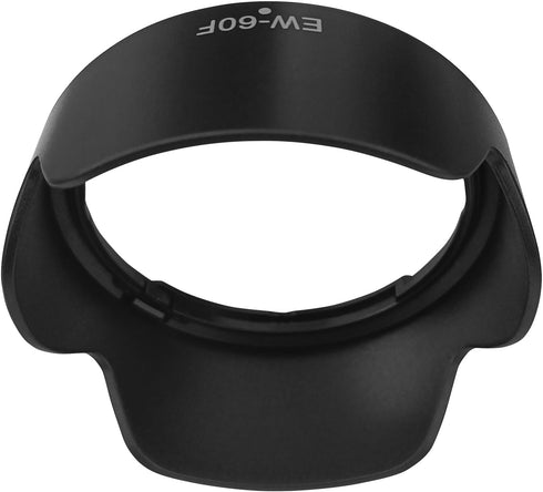 EW-60F Lens Hood for Canon RF-S 18-150mm F3.5-6.3 is STM on EOS R7 R10 Camera(for Accessories),EF-M 18-150mm f/3.5-6.3 is STM on M6 M100,Hxdzieory 55mm Lens Hood