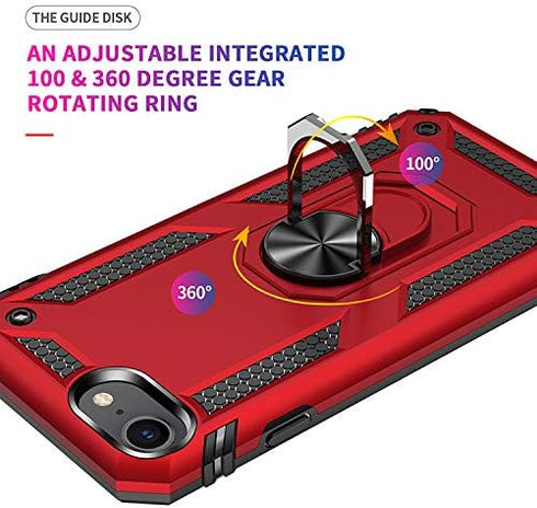 Korecase Designed for iPhone SE 3 (2022) / iPhone SE (2020) Case, Rugged Military Protection, Jade