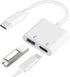 USB C OTG Adapter with Power, 2 in 1 USB C to USB Female with 60W PD Charging for iPhone and iPad