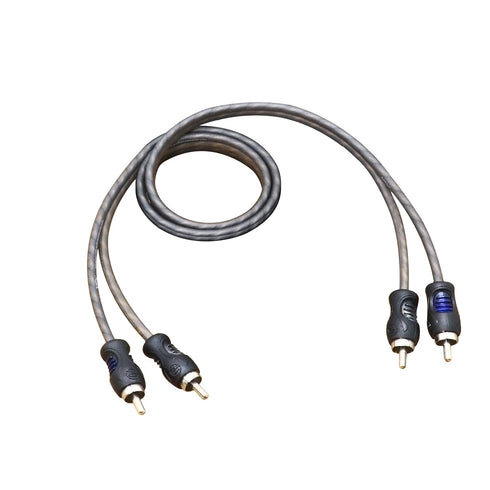 RECOIL RCI21 100% Oxygen Free Copper 1ft 2-Channel RCA Audio Cable, Twisted