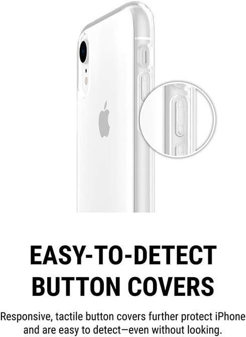Incipio NGP Translucent Case for iPhone XR (6.1") - Clear, Flexible Shock-Absorbing Drop-Protection