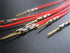NOYITO Motherboard Extension Cable Set 22AWG Silver Plated Cable with Gold-plated Plug for PC DIY (0.3m, Red)