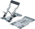 Aluminum Alloy Foldable Phone Stand, Portable Adjustable Height Cell Phone Holder Cradle Dock for Most Phones