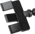 Bewinner Adjustable Pet Selfie Stick | Flexible Phone Holder with Flower Clamp for Cat & Dog Photography (Black)