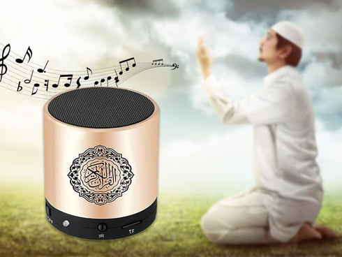 Ramadan Portable Digital Quran Speaker, Anlising MP3 Player with Remote Control, Quran Translator, USB Rechargeable,