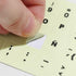 English Luminous Keyboard Stickers, Glow in The Dark Protective Film for Laptop PC Alphabet Button Layout