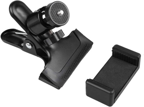 Mr.Power Guitar Bass Head Phone Holder, Live Broadcast Bracket Clip Compatible with iPhone and Samsung Smartphones