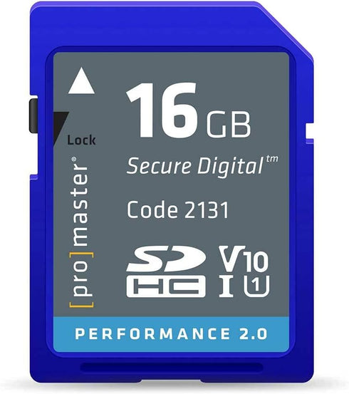 ProMaster SDHC 16GB Performance 2.0, Memory Card, (Model 2131)