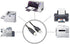 USB 2.0 A Male to B Male Cable for Printer Scanner - 25 Feet