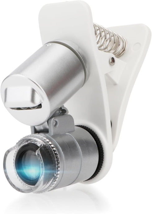 Rongon Clip-On Type Loupe 60X Zoom Microscopes Jewelers Magnifier Universal Micro Lens Jewelry