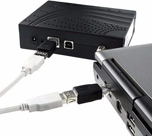 Hididi 2 Pack RJ45 RJ45 Ethernet to USB Adapter, Ethernet Male to USB Female Converter, USB to Connector for ADSL