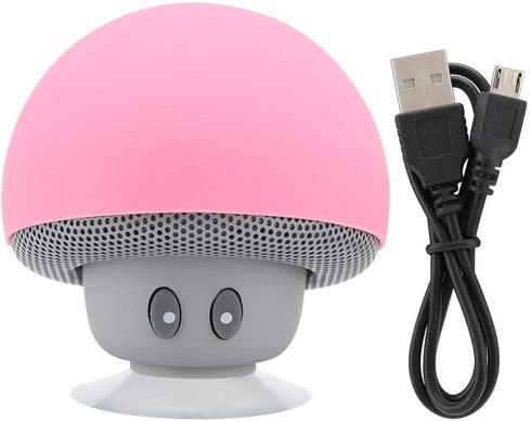 Socobeta Bluetooth Speaker Mini Portable Speaker Mushroom Subwoofer with Suction Cup Function