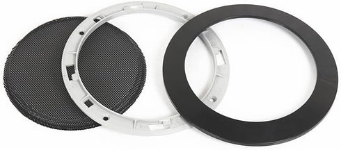 2 Pack 4 Inch Speaker Grill Cover, Black SubWoofer Round Circle Mesh Grille Covers for Car Home Audio Speakers