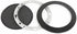2 Pack 4 Inch Speaker Grill Cover, Black SubWoofer Round Circle Mesh Grille Covers for Car Home Audio Speakers