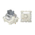 GATERON G Silver Pro Keyboard Switches, 45gf RGB LED Linear Pre Lubed, 3 Pin Key Switches for Gaming (Silver, 35PCS)