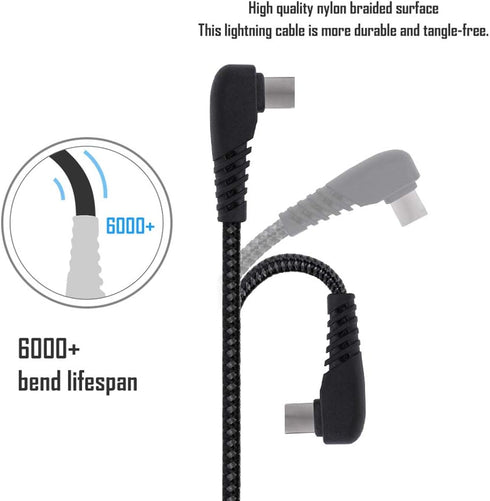 3FT Braided Charge Data Cable for Phone 12 Pro, 11 Pro, 11, 12, and XR