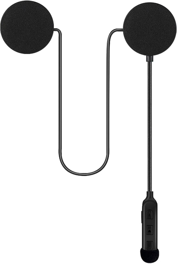 Motorcycle Helmet Bluetooth Headset, Waterproof Outdoor Sports Headset, Music Call Control, 60 Hours Playing Time