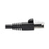 Tripp Lite Cat6a Snagless Shielded STP Patch Cable, 10G-Certified, PoE, Black M/M 1ft