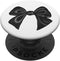 Black and White Bow Trend Ribbon Coquette Aesthetic PopSockets Standard PopGrip