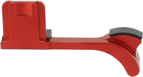 Haoge THB-QR Metal Hot Shoe Thumb Up Rest Grip for Leica Q2 Camera, Red
