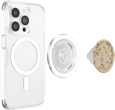 Mixed Flower Bouquet Floral Pattern Wildflowers PopSockets PopGrip for iPhone