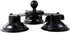 Triple Suction Cup Car Base Mount with 25mm/1" Ball for Ball Phone Mount, Compatible with RAM Mounts