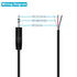 Fancasee 3 ft 3.5mm Male Plug to Bare Wire Pigtail TRS Stereo Audio Cable Adapter for Headphone Repair