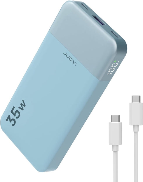 JUOVI Power Bank Fast Charging 10000mAh 35W Portable Charger Small Battery Pack with