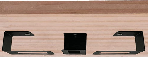 Pmsanzay Laptop Holder Rack, Under Desk Organizer for Keyboard, Routers, Modems, Easy to Install Accessories