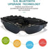 Stereo Bluetooth 5.0 UV Protection Sunglasses, Hands-Free Calling, Polarized Lenses, Connect with Mobile Phones and Tablets