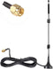DORHEA Dual Band WiFi Antenna 2.4GHz 5.8GHz 9dBi SMA Male Connector for Security