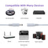 Sqlszt 60ft Cable5.5mm 2.1mm 12 Power Extension x Volt Male to Female Plug Cord for CCTV IP Security Cameras DVRs
