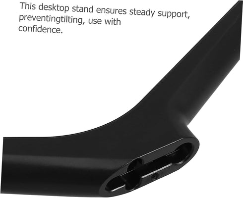 VOSAREA Sturdy TV Base Stand Replacement - Sleek Design for Home Use