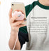 Pink Wireless Charger for iPhone, 15W Samsung Wireless Cell Phone Charger, Wireless Travel Charger for Galaxy (No AC