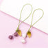 3 Pcs Tulip Flower Mobile Phone Pendant, Decorative Charms for Keychain, Backpack, Wallet