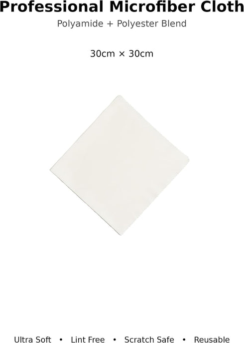 Generic Ultra Sensitive Ultra Soft Microfiber Polyamide and Polyester Cleaning Cloth for Glasses, Screens & Delicate