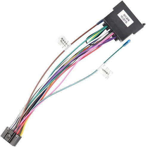weevoo 16 Pin ISO Car Radio Stereo Wiring Harness Adapter Replacement for Hyundai