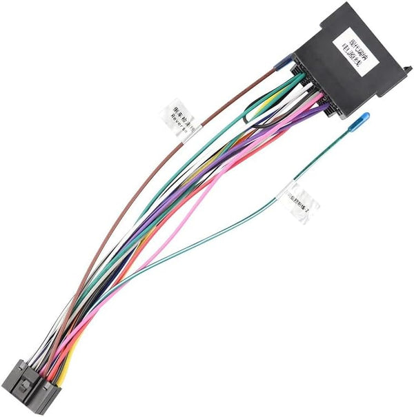 weevoo 16 Pin ISO Car Radio Stereo Wiring Harness Adapter Replacement for Hyundai