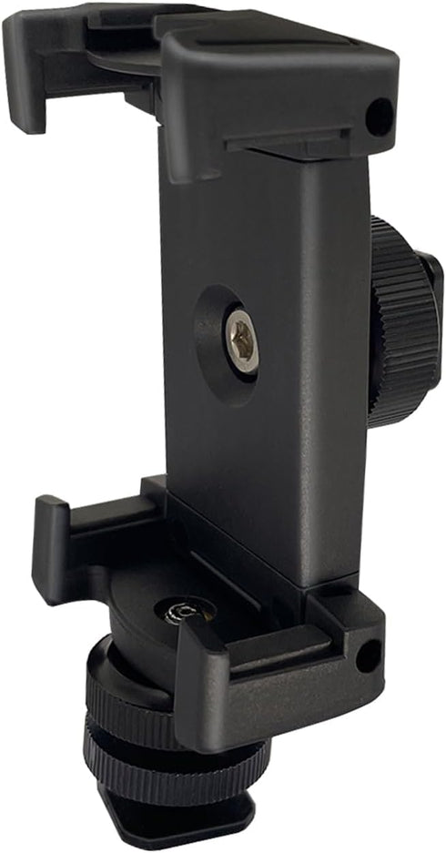 Suptig Adjustable Power Bank Holder with 2 Cold Shoe Mount for Camera
