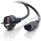 C2G/Cables to Go 03138 14 AWG European Power Cord, Black, 2.5 Meters/8.20 Feet