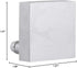 Wendry 40x40mm Computer Water Cooling Head, Aluminum Block for CPU Radiator Liquid Heatsink Cooler, 0.5MM Thickness