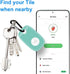 Protection Case for Tile Pro 2022 Tracker, 4 Pack Silicone Soft Cover with Keychain, Scratch Resistant Sleeve