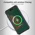 ZHEGAILIAN Stained Glass Mosaic Case for iPhone 15, Tempered Glass Back + Soft Silicone TPU Shock Protective
